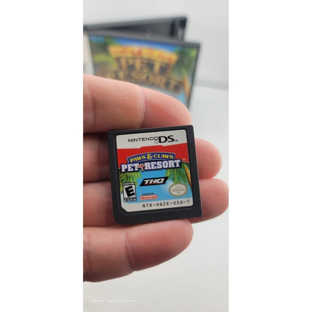 Paws and Claws : Pet Resort (Nintendo DS, 2007) Game and Case Tested and Working
